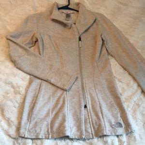 North Face sweatshirt coat